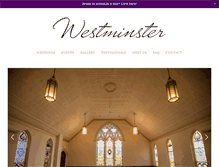 Tablet Screenshot of bookwestminster.com